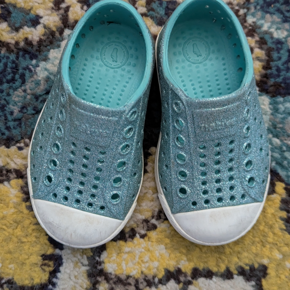 Native Jefferson Shoes C5 Sparkle Blue